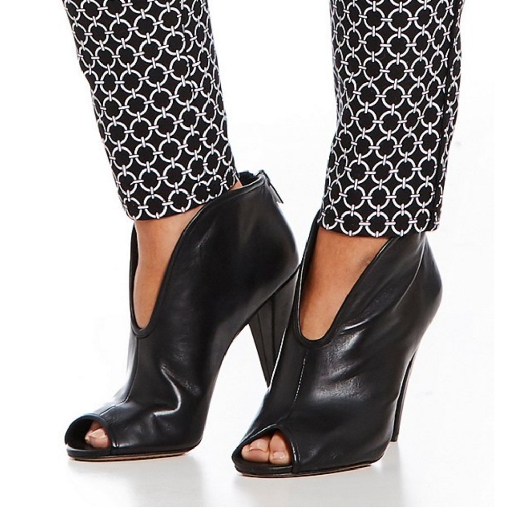 Vince Camuto Amber Peep-Toe Bootie, Size 8